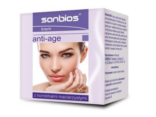 Sanbios Ani-Age Krem z komórkami macierzystymi interakcje ulotka krem - 50 ml