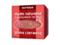 SANBIOS Mydło naturalne glinka czerwona interakcje ulotka kostka  100 g