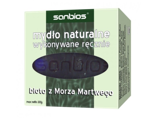 SANBIOS Mydło naturalne z błotem z Morza Martwego interakcje ulotka kostka - 100 g