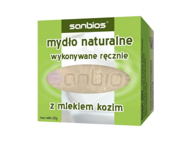 SANBIOS Mydło naturalne z kozim mlekiem interakcje ulotka kostka - 100 g