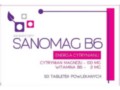 Sanomag B6 Energia Cytrynianu interakcje ulotka tabletki powlekane  50 tabl.