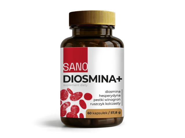 Sanovia Sano Diosmina+ interakcje ulotka kapsułki 60 kaps.