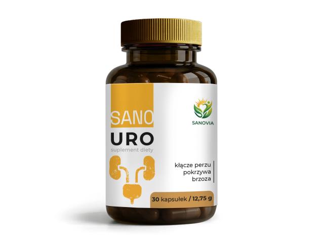 Sanovia Sano Uro interakcje ulotka kapsułki 30 kaps.