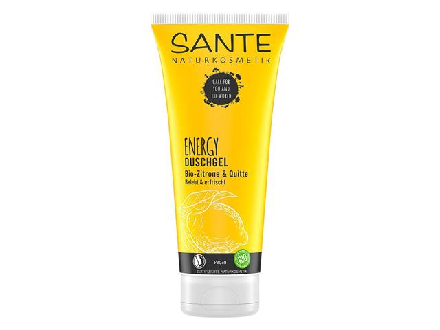 SANTE ENERGY Żel pod prysznic z organiczną cytryną i pigwą interakcje ulotka żel - 200 ml (tub.)