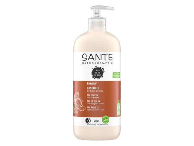 SANTE FAMILY DUSCHGEL Żel pod prysznic z organicznym kokosem i wanilią interakcje ulotka żel - 500 ml (but.z pomp.)