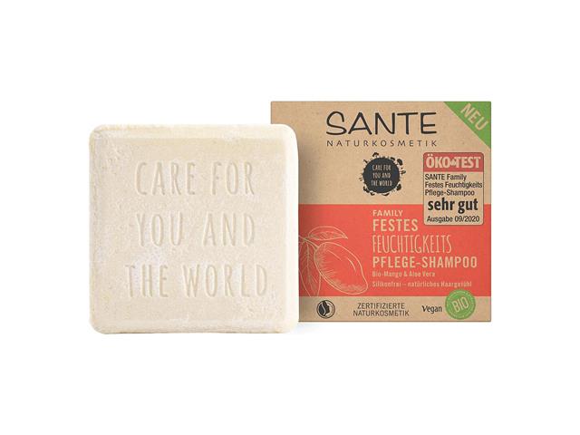 SANTE FAMILY FESTE FEUCHTIGKEITS Nawil. Szampon w kostce z ekstraktem z organicznego mango i aloesem interakcje ulotka szampon - 60 g (karton)