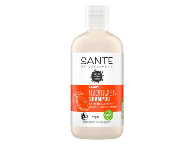 SANTE FAMILY FEUCHTIGKEITS Szampon nawilżający z ekstraktem z organicznego mango i aloesem interakcje ulotka szampon - 250 ml (but.)