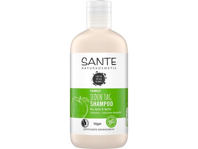 SANTE FAMILY JEDEN TAG Szampon do codziennej pielęgnacji włosów z organicznym jabłkiem i pigwą interakcje ulotka szampon - 250 ml (but.)