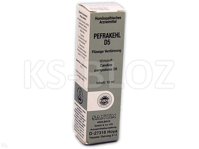 Sanum Pefrakehl D5 interakcje ulotka krople doustne, roztwór, płyn na skórę - 10 ml