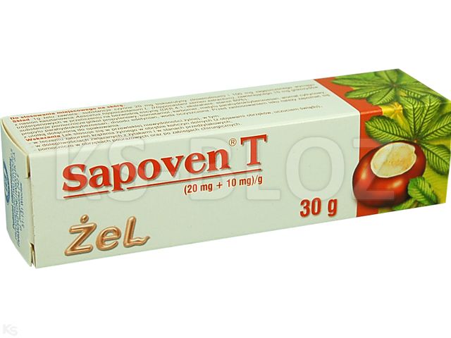 Sapoven T interakcje ulotka żel (20mg+100mg)/g 30 g