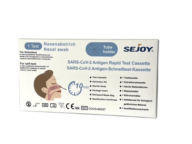 SARS-CoV-2 Rapid Test cassette antigen interakcje ulotka test - 1 szt.