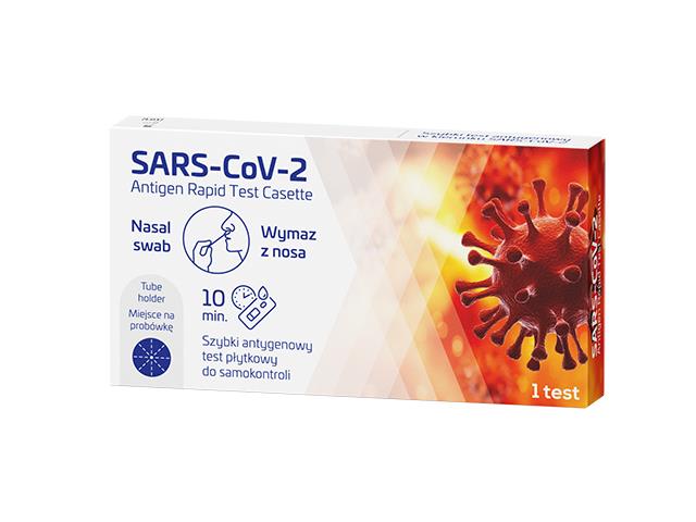 SARS-CoV-2 Rapid Test cassette antigen interakcje ulotka test  1 szt.