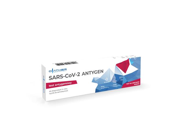 SARS-CoV-2 Test antygen interakcje ulotka test - 1 szt.