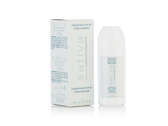 Sativa Dezodorant w kulce do skóry wrażliwej interakcje ulotka roll-on - 75 ml