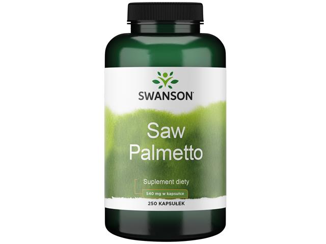 Saw Palmetto 540 mg interakcje ulotka kapsułki  250 kaps.