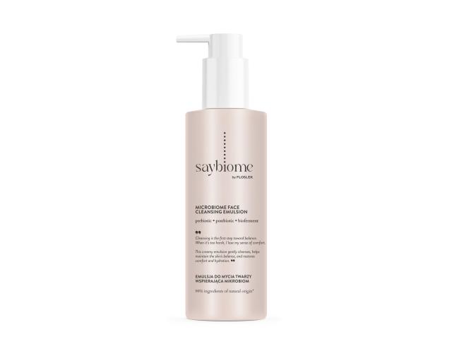 Saybiome By Floslek Emulsja do mycia twarzy wspierająca mikrobiom interakcje ulotka emulsja - 175 ml