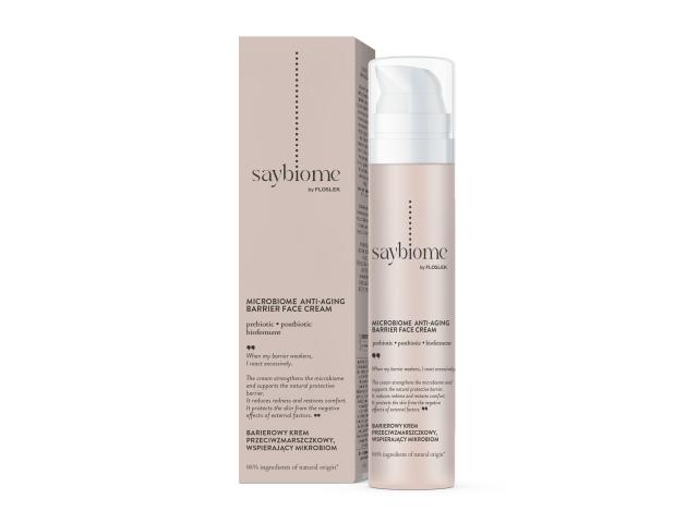 Saybiome By Floslek Krem wspierający mikrobiom przeciwzmarszczkowy barierowy interakcje ulotka krem - 50 ml