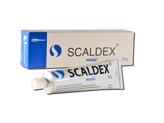 Scaldex interakcje ulotka maść  25 g