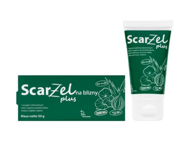 Scarżel Plus na blizny interakcje ulotka żel  50 g