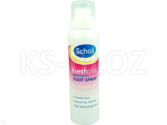 Scholl Fresh Step Dezodorant odświeżający interakcje ulotka spray  150 ml