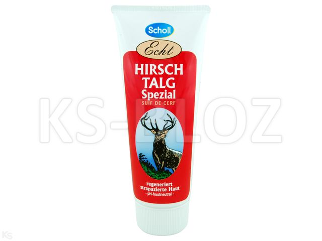 SCHOLL Krem HIRSCH TALG SPECJAL z łoj/jel. interakcje ulotka   100 ml