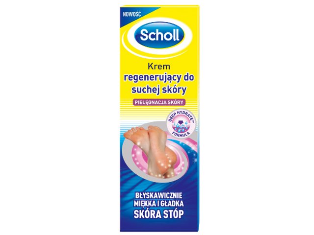 Scholl Krem regenerujący do suchej skóry interakcje ulotka   60 ml