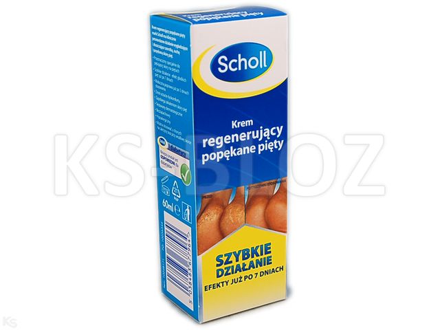 Scholl Krem regenerujący na popękane pięty interakcje ulotka krem  60 ml