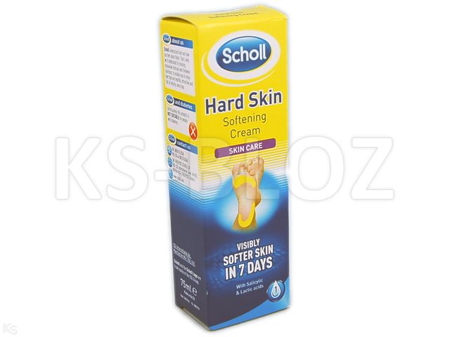 Scholl Krem zmiękczający twardą skórę stóp interakcje ulotka   75 ml