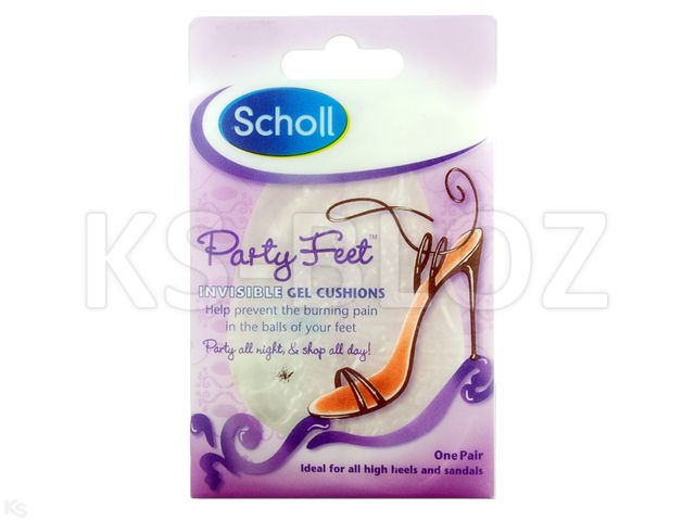SCHOLL Party Feet Niewid.żel.podusz.ochr. interakcje ulotka  - 1 szt. (para)