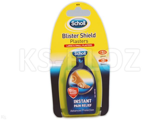 SCHOLL Plast.Hydra-Gel przeźr. n/pęcherz.n/stopach interakcje ulotka plaster - 5 szt.