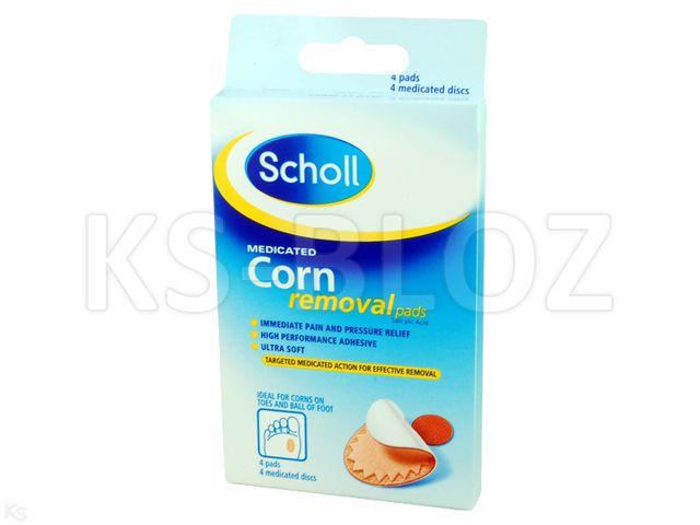 Scholl Plastry na odciski na palcach interakcje ulotka plaster - 4 szt.