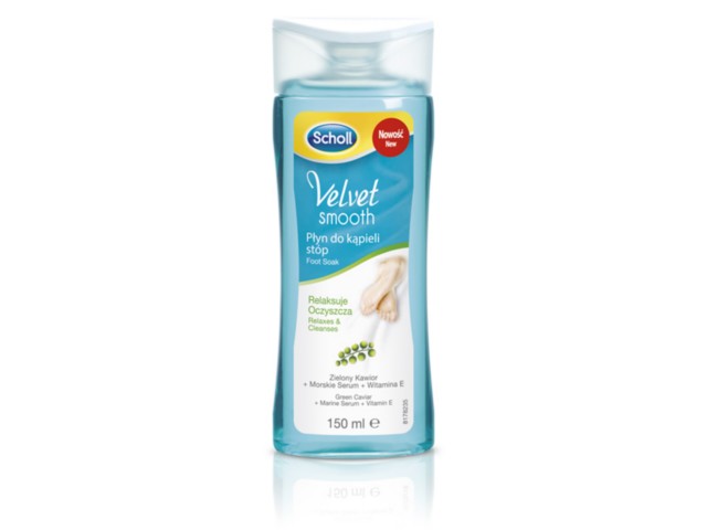 Scholl Velvet Smooth Płyn do kąpieli stóp interakcje ulotka   150 ml