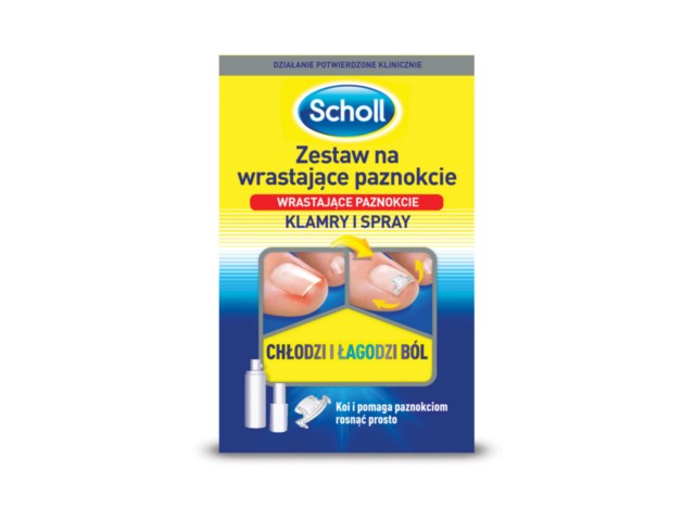 Scholl Zestaw na wrastające paznokcie interakcje ulotka zestaw - 1 zest.