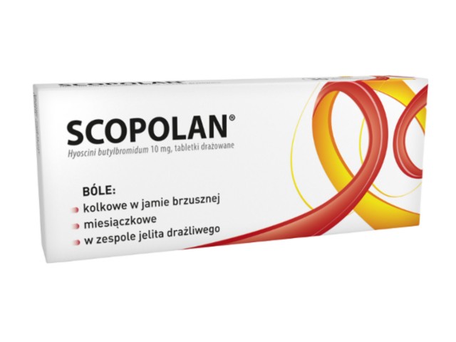 Scopolan interakcje ulotka tabletki drażowane 10 mg 30 draż.