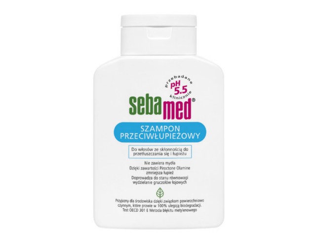 Sebamed pH 5,5 Szampon przeciwłupieżowy leczniczy interakcje ulotka szampon - 200 ml