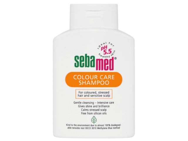 Sebamed Sensitive Szampon do mycia włosów chroniący kolor interakcje ulotka szampon  200 ml