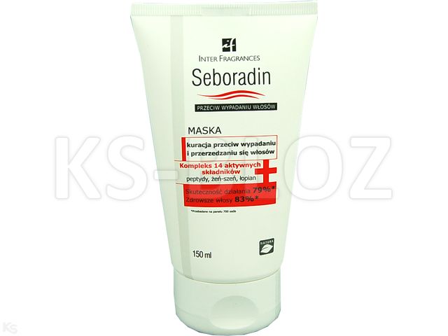 Seboradin Maska przeciw wypadaniu włosów interakcje ulotka   150 ml