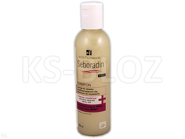 Seboradin Niger Szampon do mycia włosów z wyciągiem z rzodkwi interakcje ulotka szampon - 200 ml