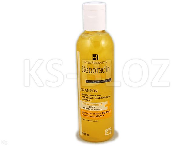 Seboradin Szampon do mycia włosów z naftą kosmetyczną interakcje ulotka szampon - 200 ml