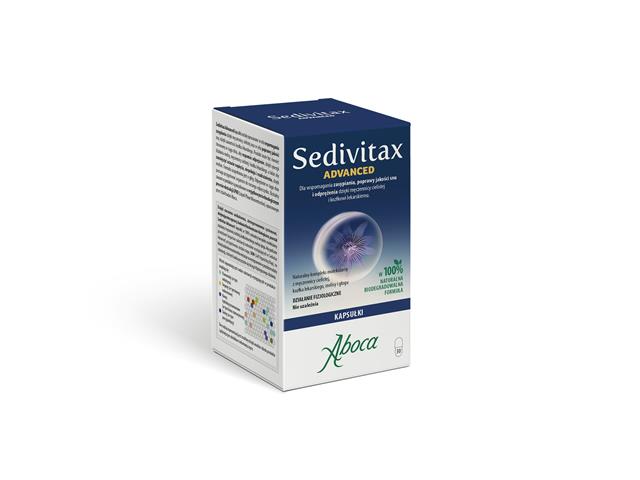 Sedivitax Advanced interakcje ulotka kapsułki  30 kaps.