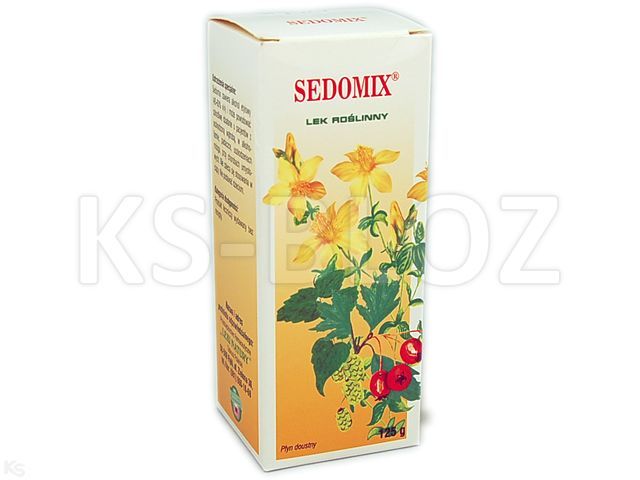 Sedomix interakcje ulotka płyn doustny  125 g