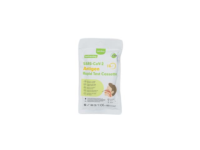 Sejoy SARS-CoV-2 Antigen Rapid Test cassette (wymaz z nosa) interakcje ulotka test kasetkowy  1 szt.