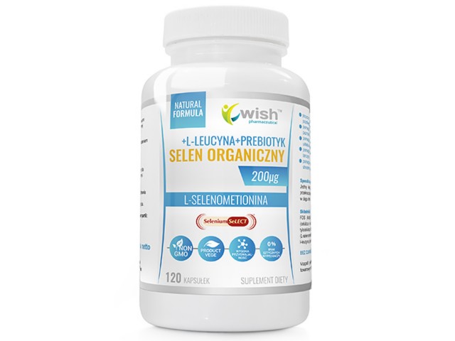 Selen Organiczny 200 mcg interakcje ulotka kapsułki - 120 kaps.