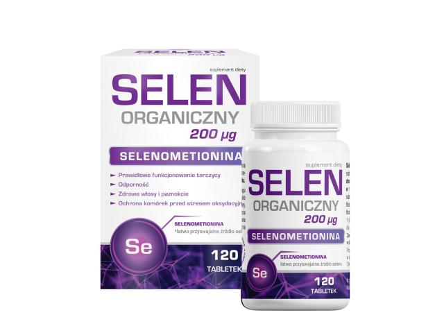 Selen Organiczny interakcje ulotka tabletki  120 tabl.