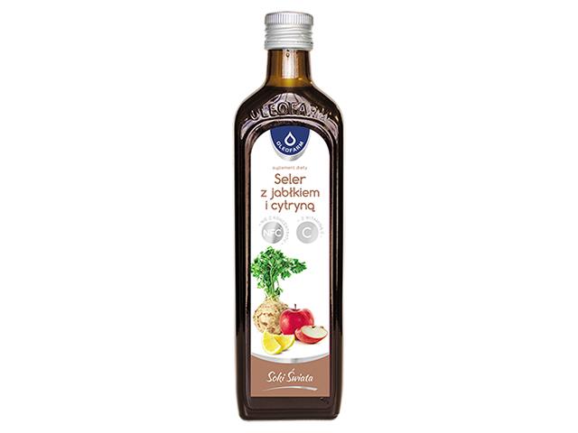 Seler Z Jabłkiem I Cytryną Z Witaminą C interakcje ulotka płyn - 490 ml