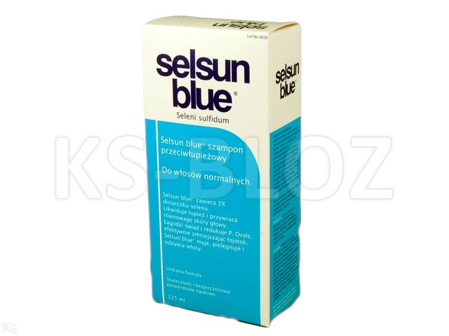 Selsun Blue do włosów normalnych interakcje ulotka szampon leczniczy 10 mg/ml 125 ml