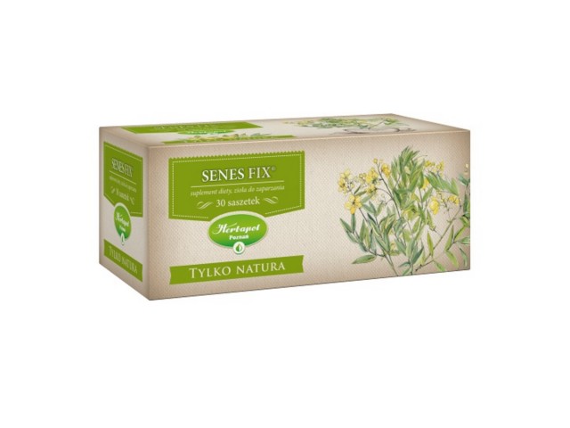 Senes Fix Tylko Natura interakcje ulotka zioła do zaparzania w saszetkach 30 sasz. po 0.75 g