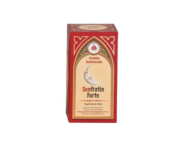 Senfratin Forte Produkty Bonifraterskie interakcje ulotka zioła do zaparzania w saszetkach 4 g 30 sasz. | 60 g | 60 g