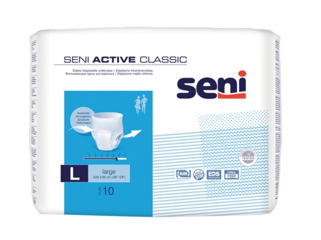Seni Active Classic Majtki chłonne L interakcje ulotka majtki chłonne - 10 szt.