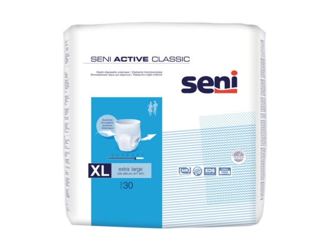 Seni Active Classic Majtki chłonne XL interakcje ulotka majtki chłonne  30 szt.